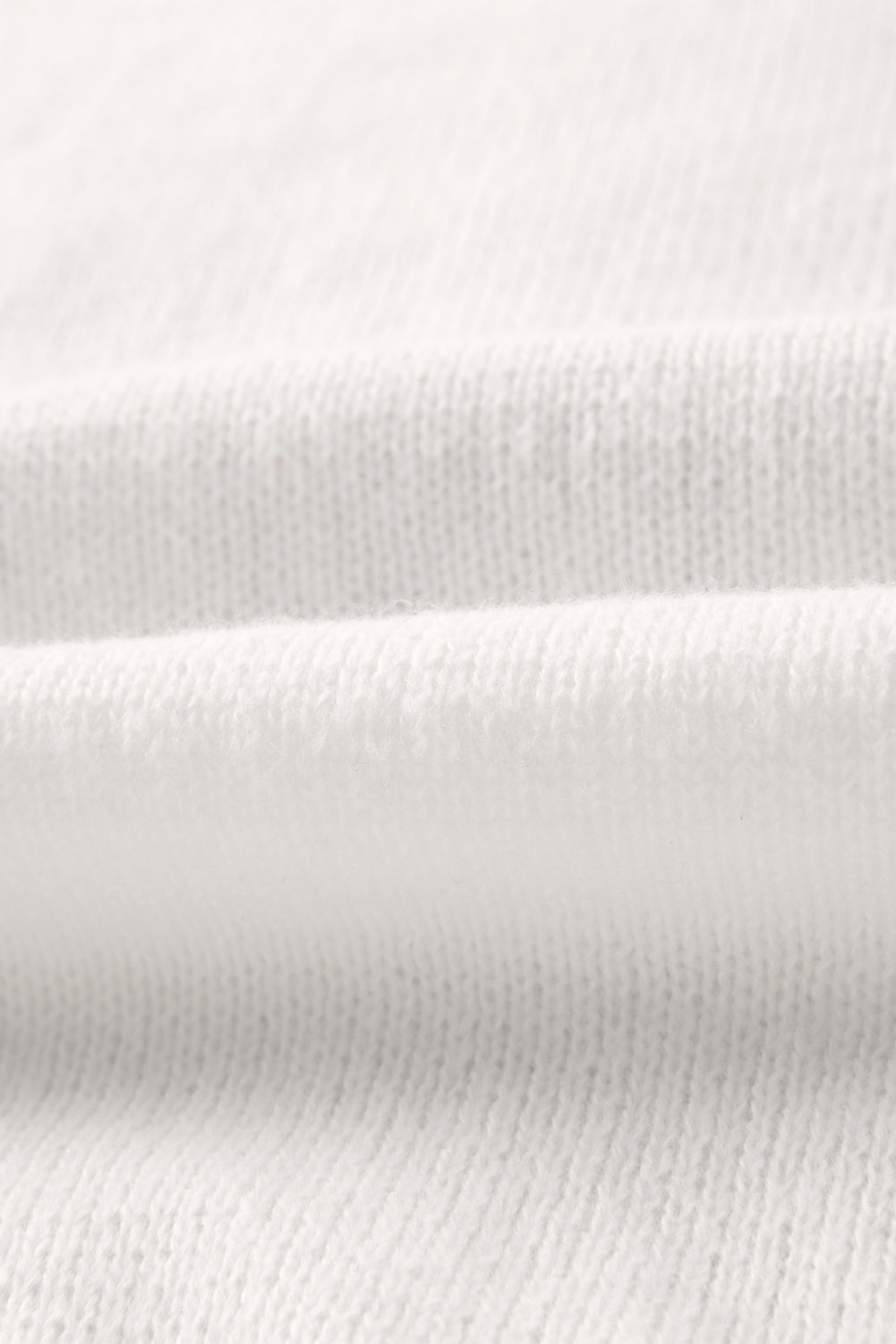 White Merry & Bright Round Neck Casual Sweater