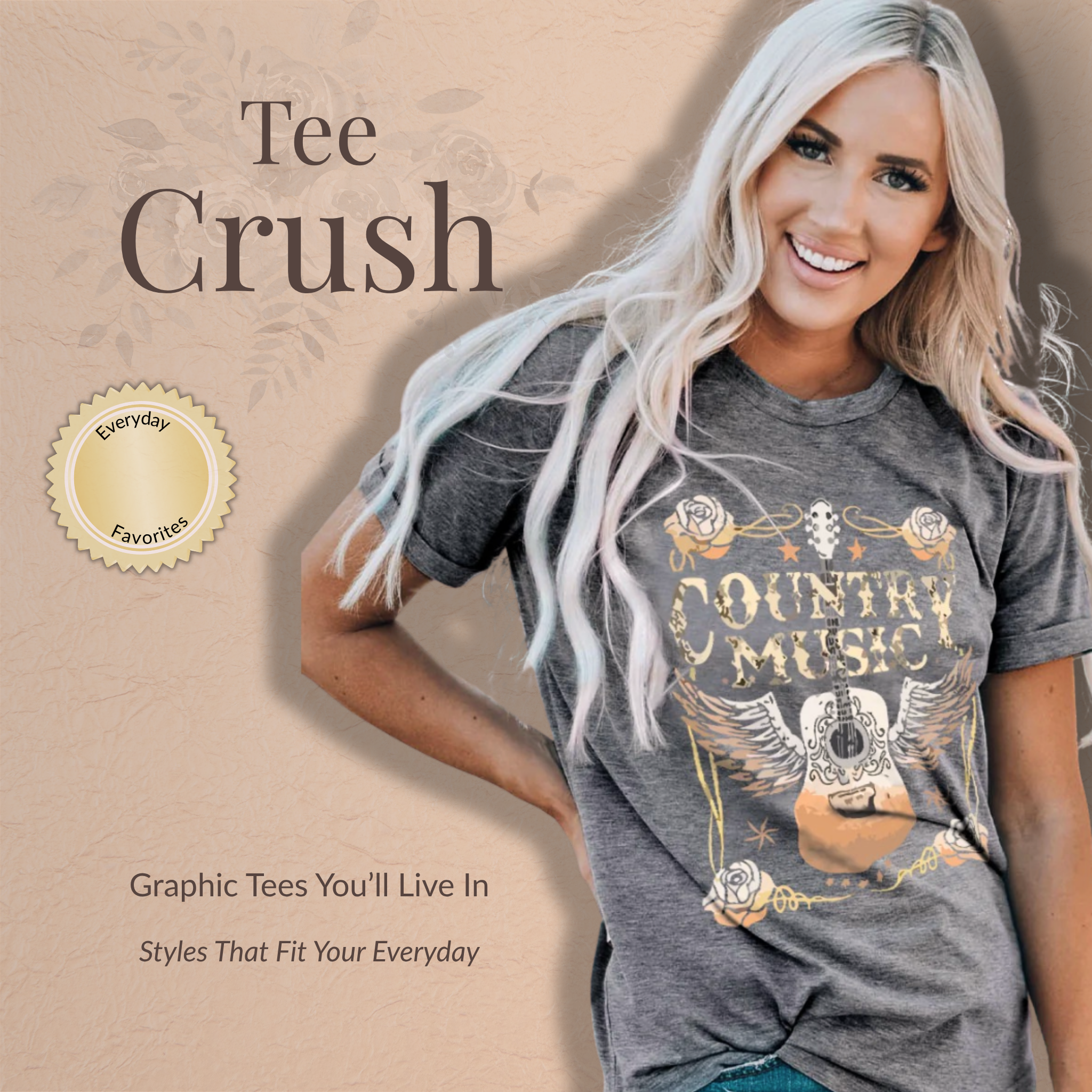 Tee Crush Collection | Boutique Tees You’ll Fall For