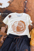 Risky Buffalo Graphic Tee; Western Cowgirl Unisex Fit (S-2XL)