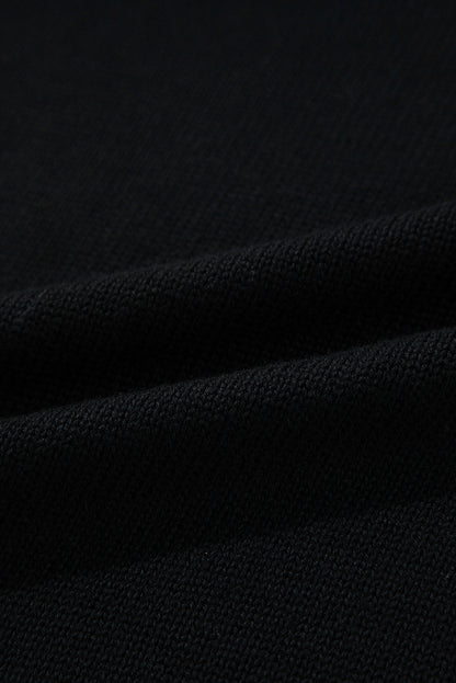 Orange Floral Print Knitted Open Front Loose Cardigan