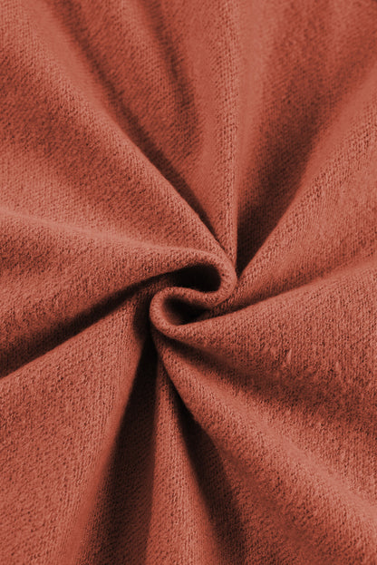 Gray Fleece Lined Zip Up Stand Collar Thumbhole Sleeve Sweatshirt