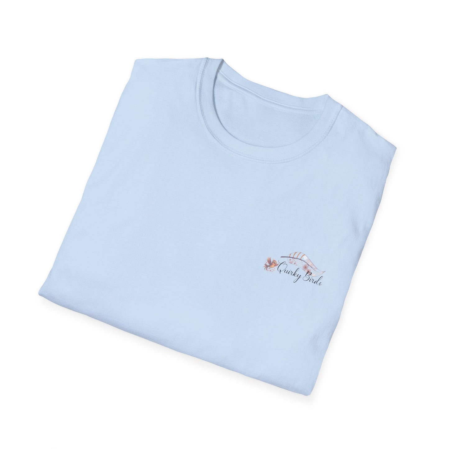 Whimsical Bird T-Shirt, Graphic Tee for Nature Lovers, Cute Outfit for Casual Days, Perfect Gift for Birdwatchers, Fun Summer Style