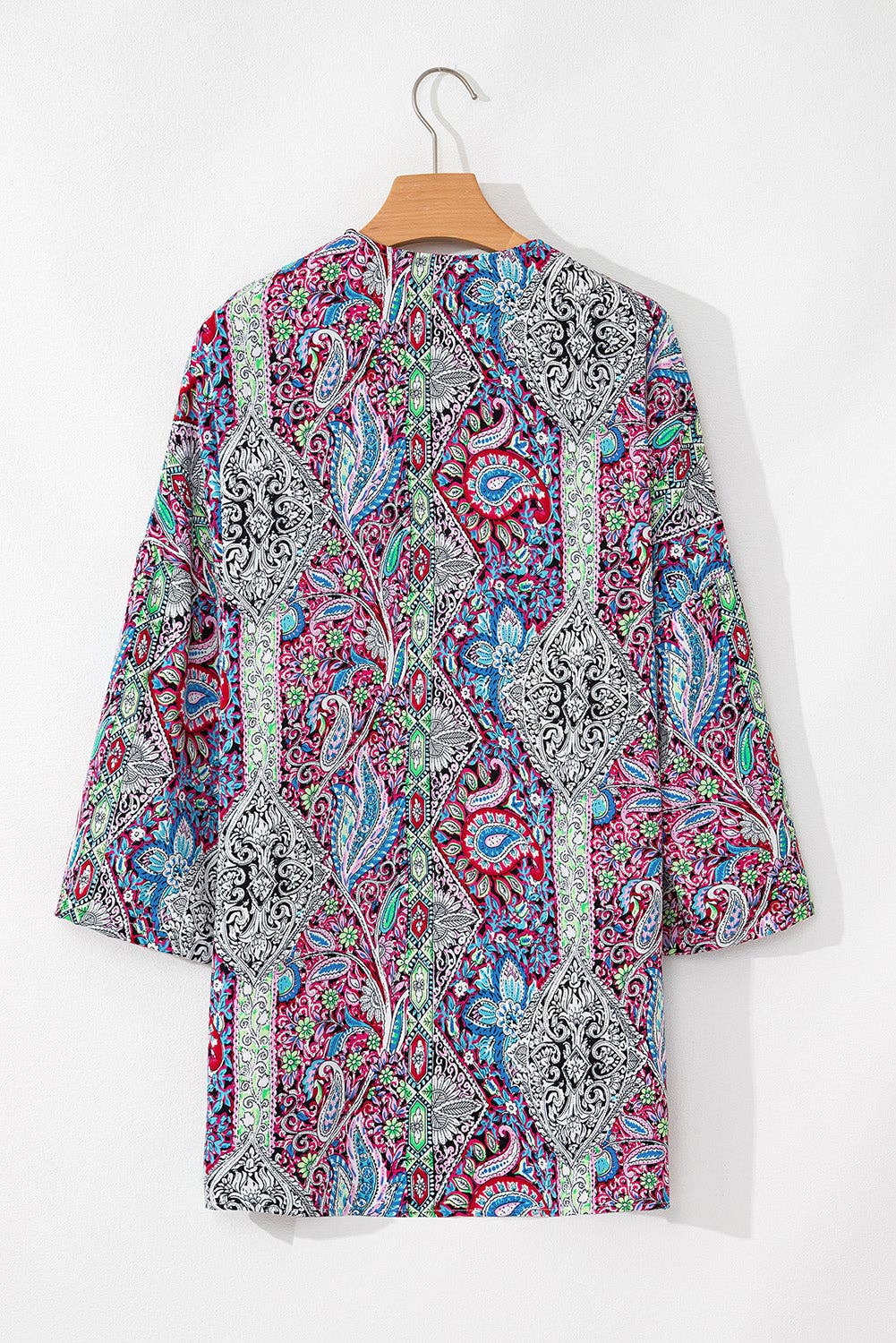 Paisley Open Front Kimono