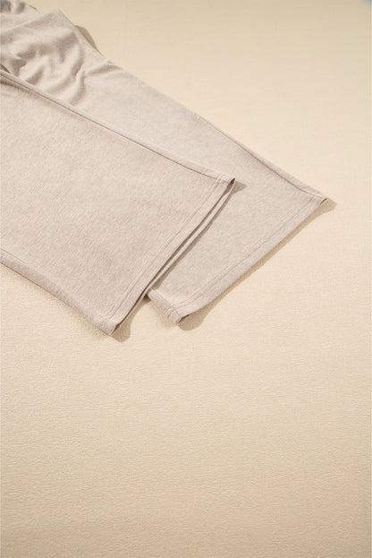 Oatmeal 3-Piece Cozy Knit Lounge Set | Women’s Casual Loungewear Outfit