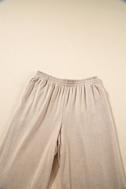 Oatmeal 3-Piece Cozy Knit Lounge Set | Women’s Casual Loungewear Outfit