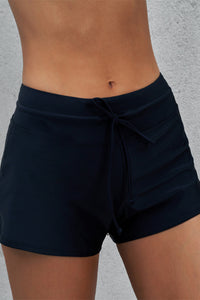 Womens Black Swim Boardshorts