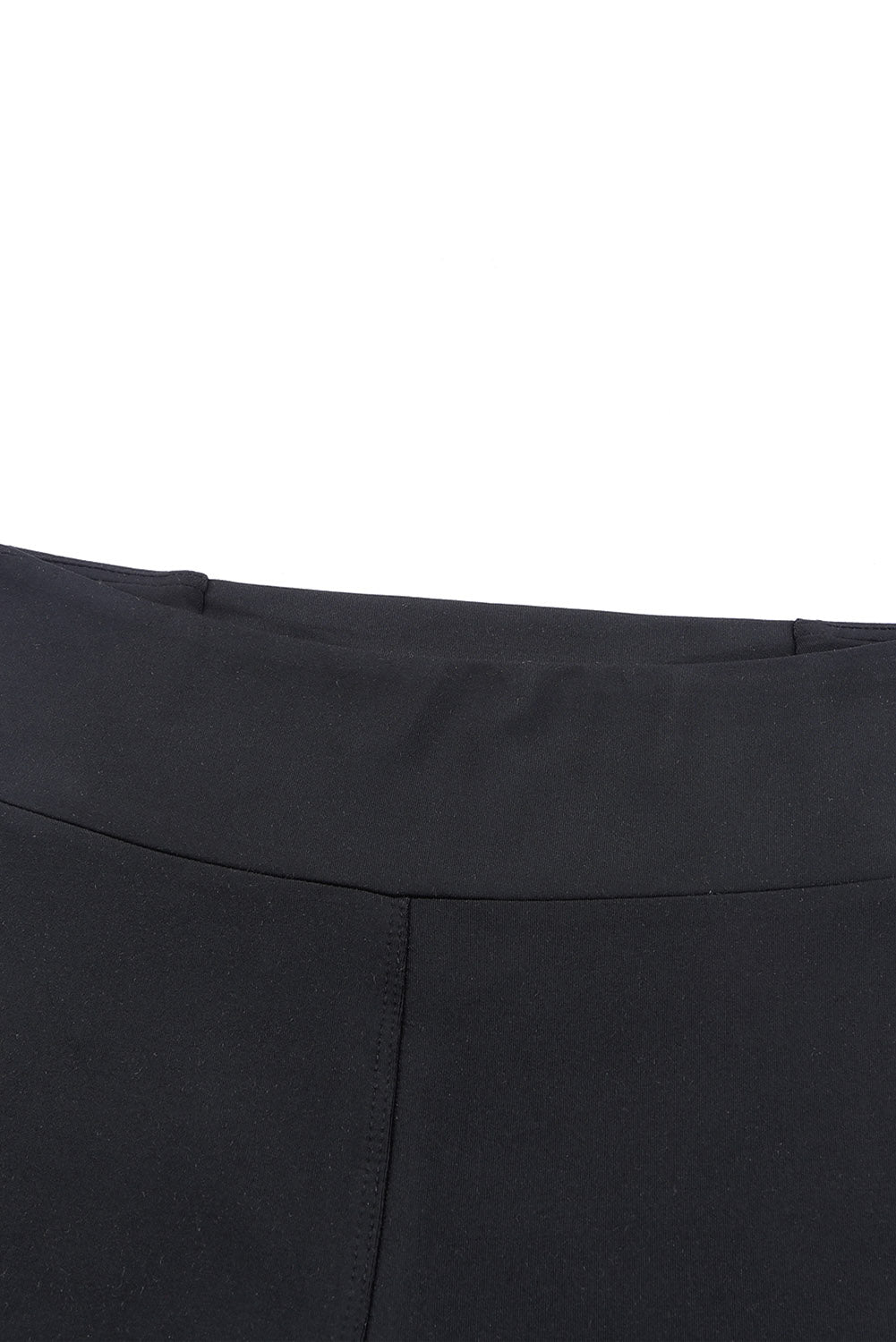 Black Criss Cross Tummy Control Leggings | High Waist Yoga Pants (S–XL)