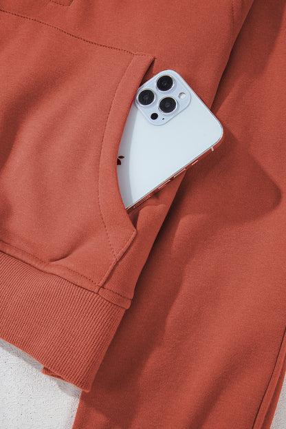 Gray Fleece Lined Zip Up Stand Collar Thumbhole Sleeve Sweatshirt