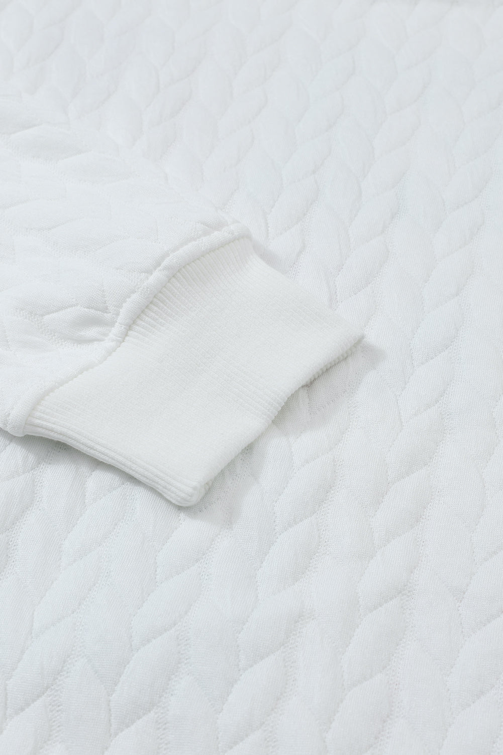 Dearlovers White Merry And Bright Cable Knit Pullover Sweatshirt