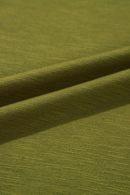 White Faux Two Piece Floral Long Sleeve Patchwork Tee