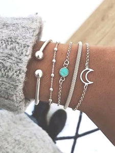 Silver Bracelet Set