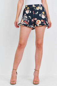 Floral Print Shorts