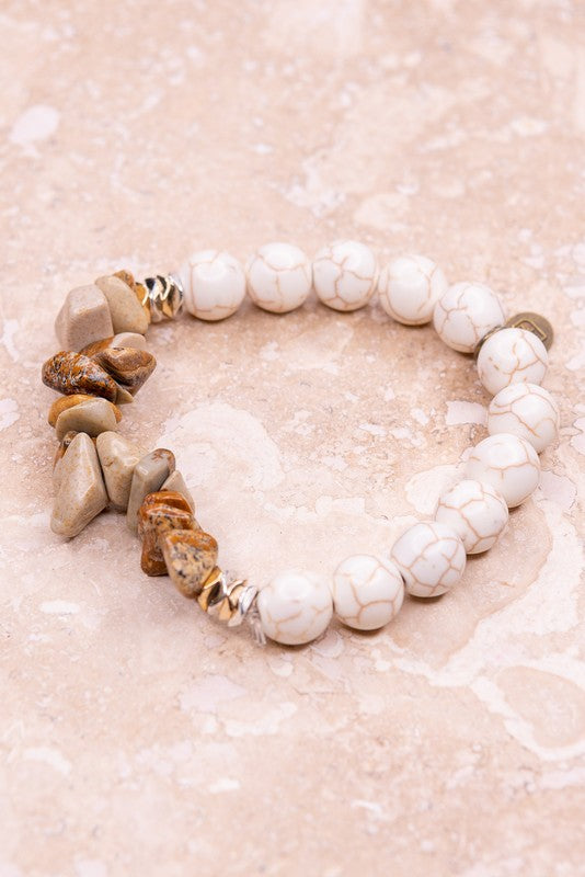 Rosalie Bracelet White/Jasper