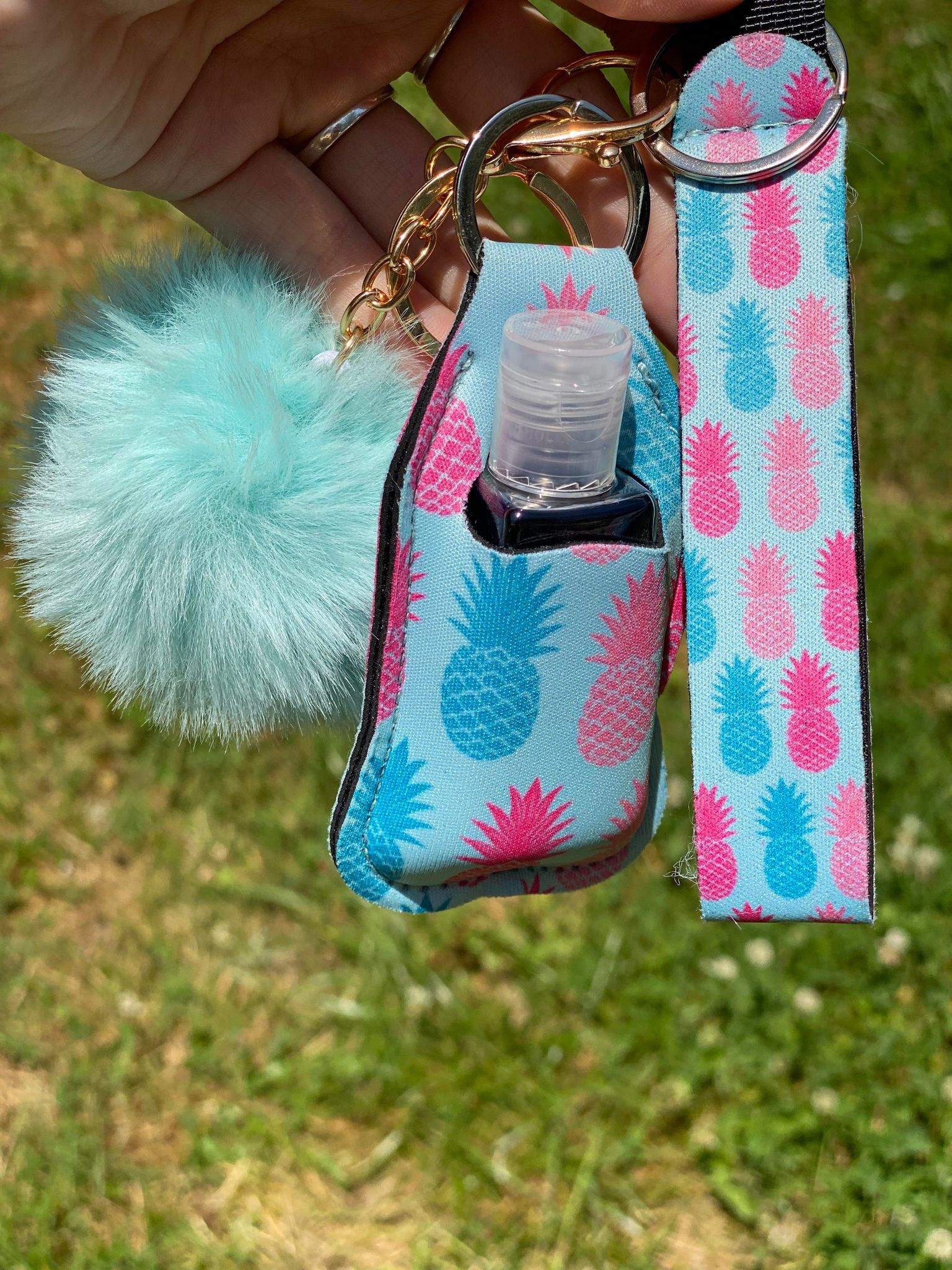 PomPom Keychain Set