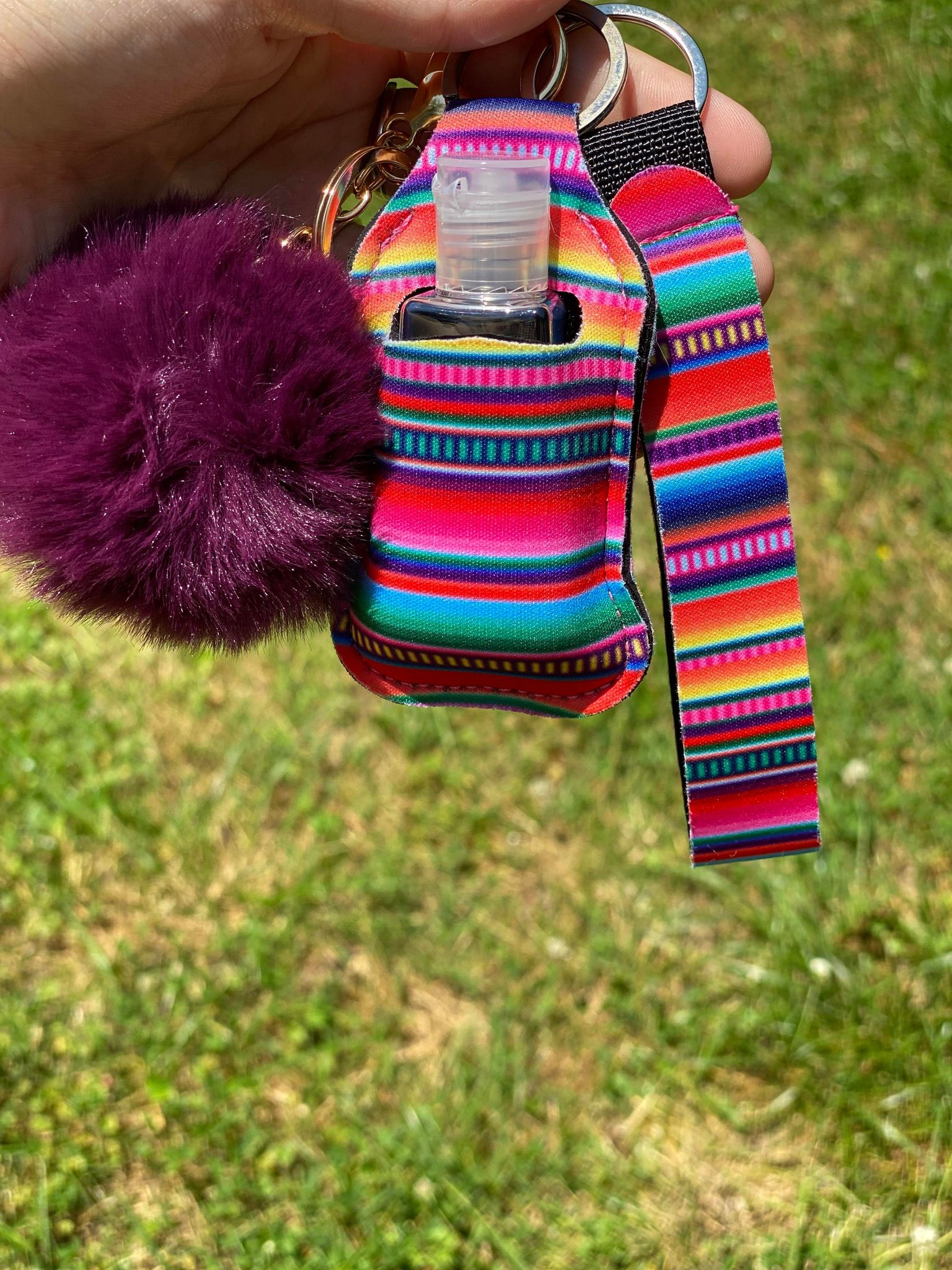 PomPom Keychain Set