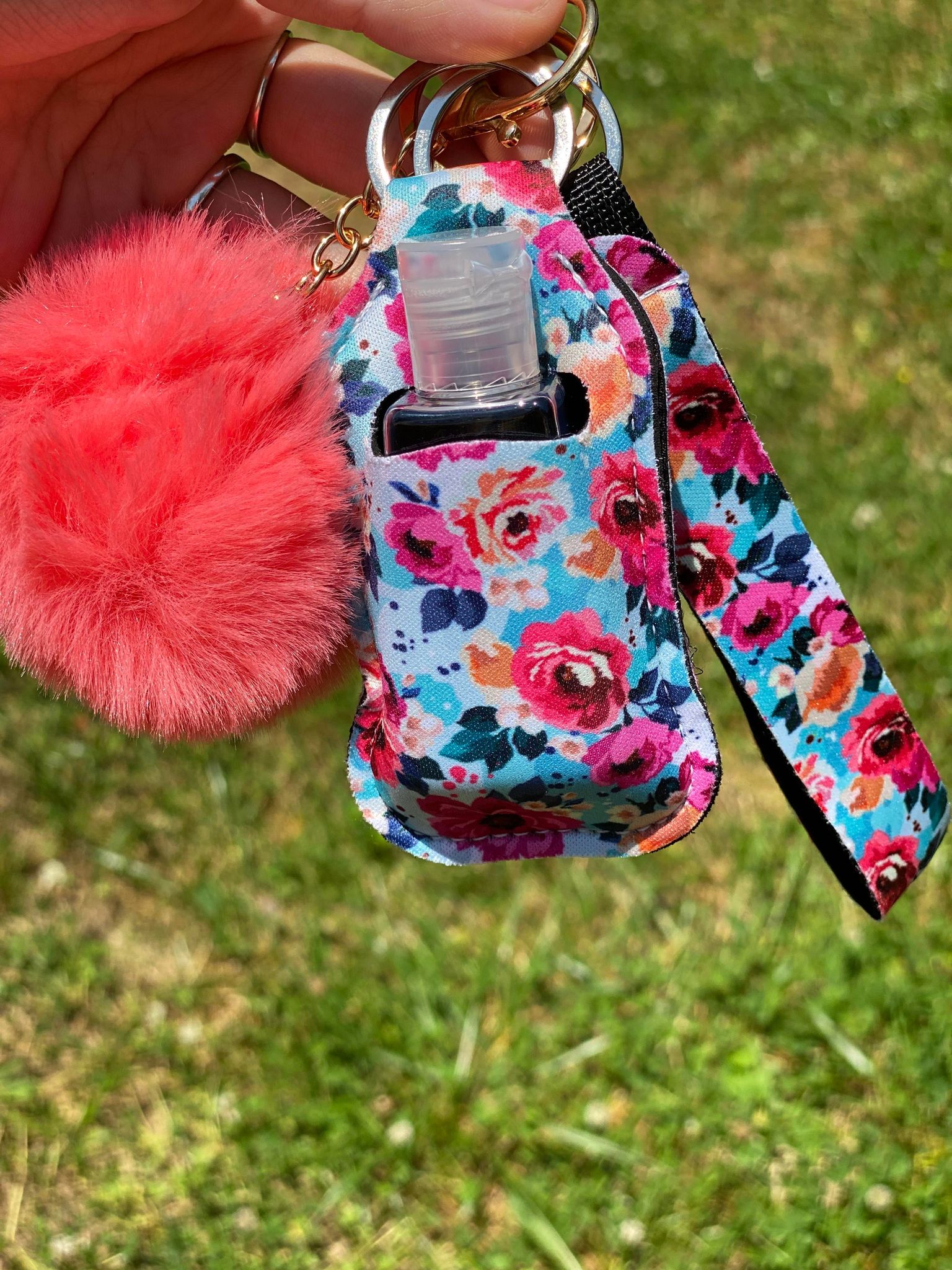 PomPom Keychain Set