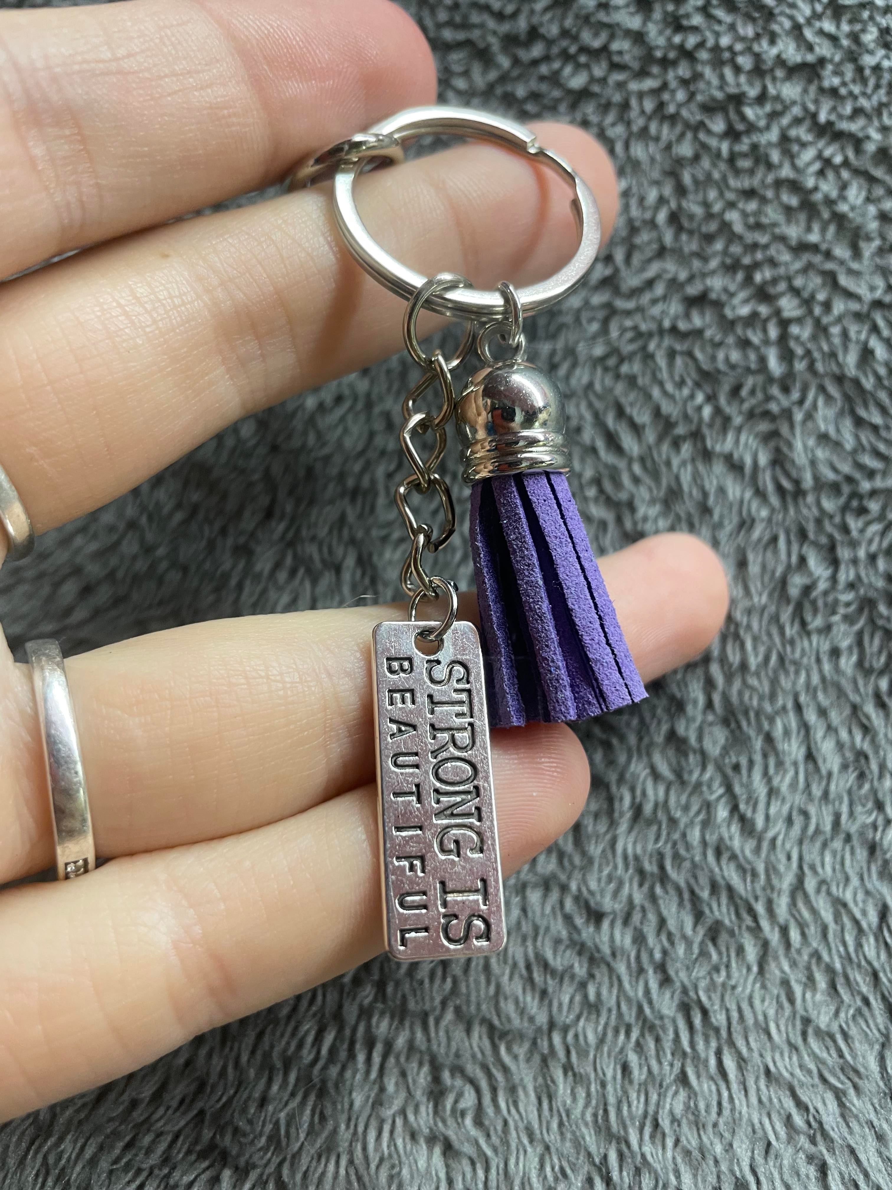 Inspirational Charm Keychain