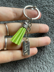 Inspirational Charm Keychain