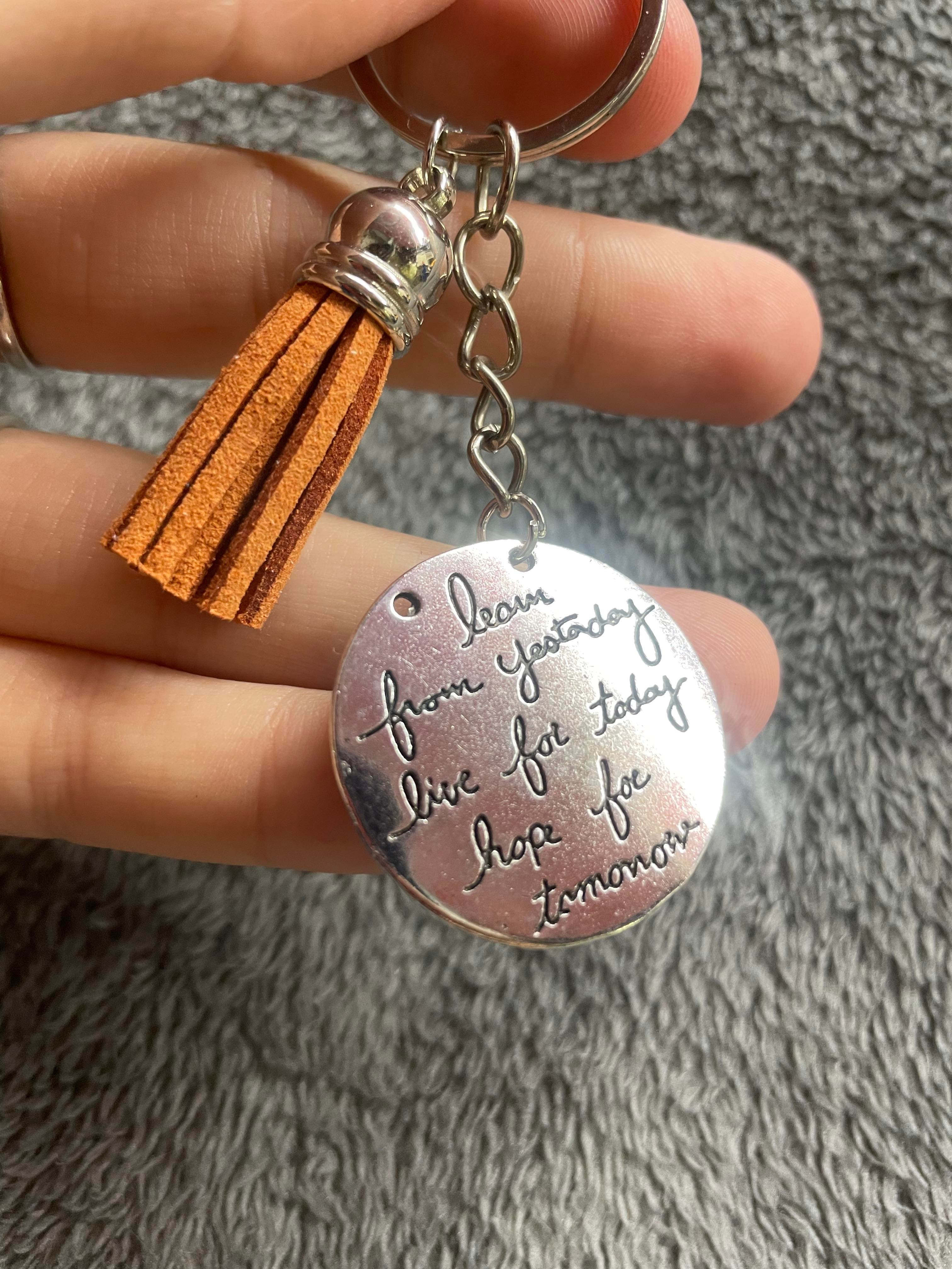 Inspirational Charm Keychain