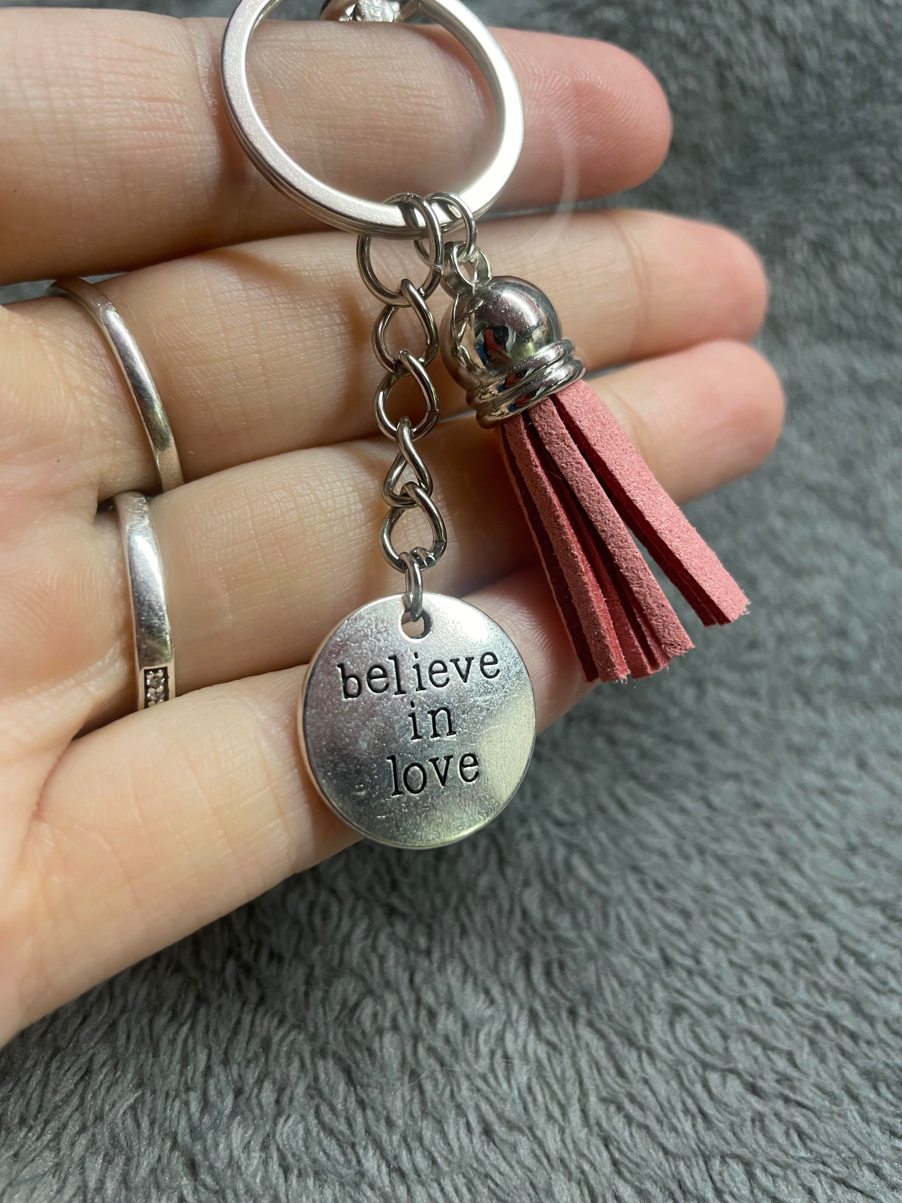 Inspirational Charm Keychain