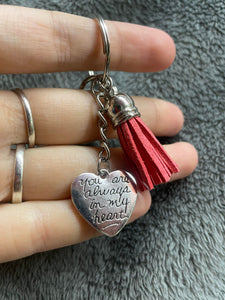 Inspirational Charm Keychain