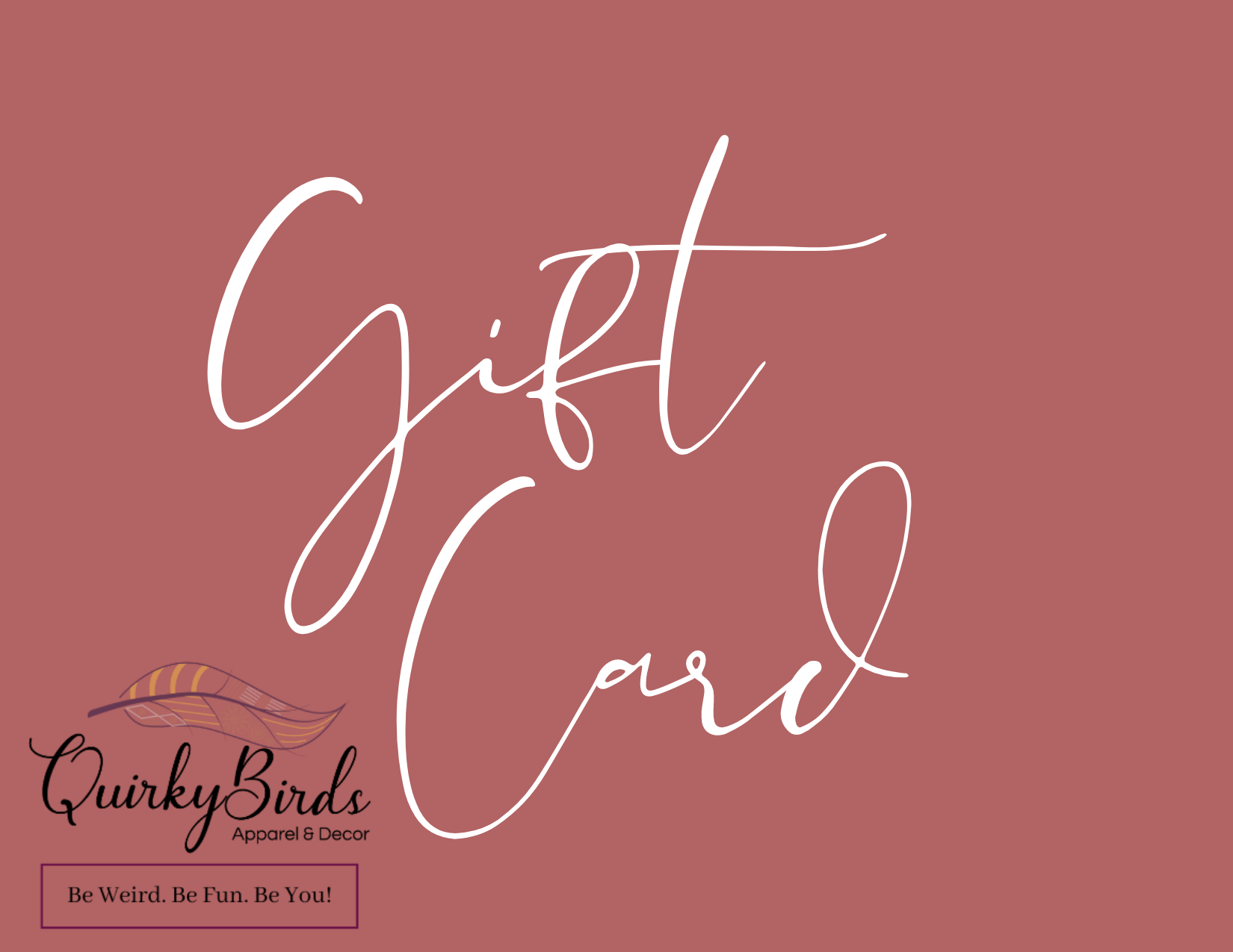 Quirky Birds Gift Card