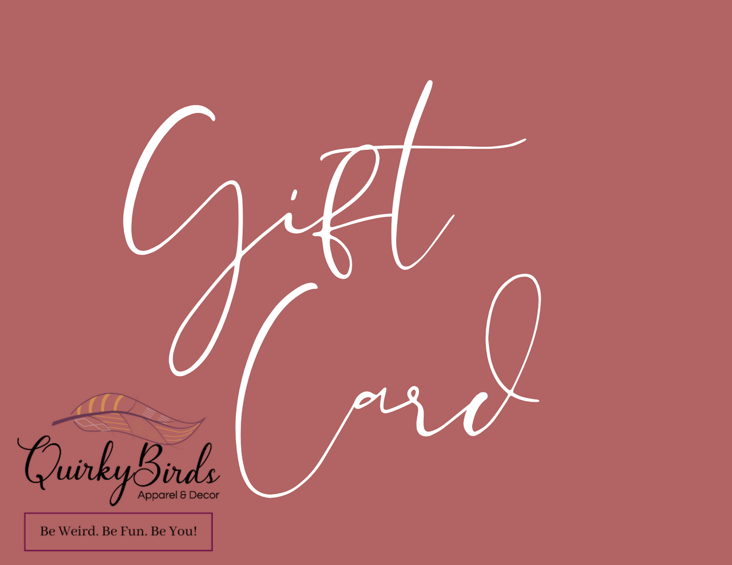 Quirky Birds Gift Card