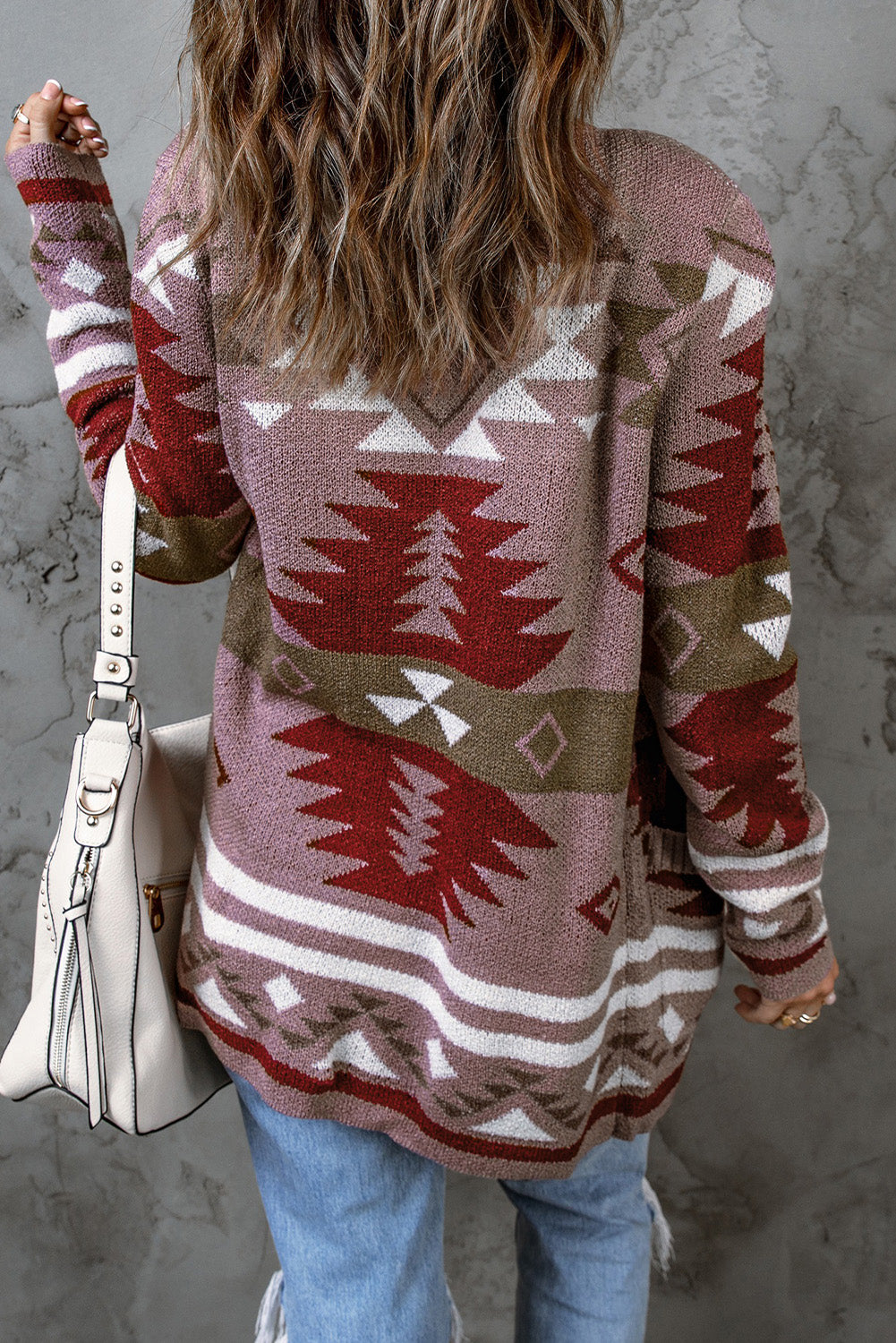 Moraga Pocketed Aztec Cardigan