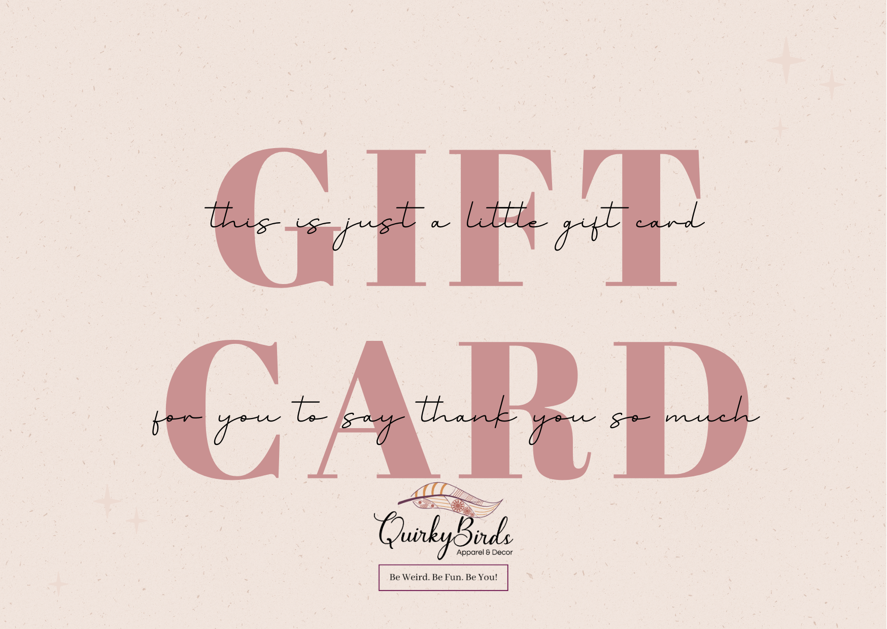 Quirky Birds Gift Card