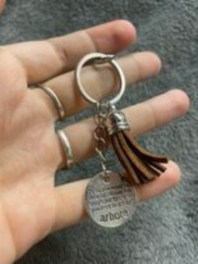 Inspirational Charm Keychain