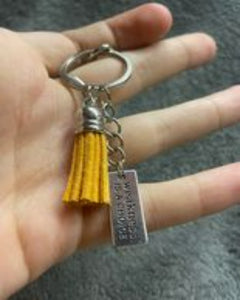 Inspirational Charm Keychain